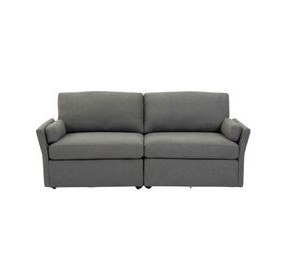 Catarina Gray Performance Fabric 73" Loveseat