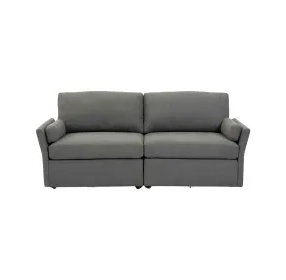 Catarina Gray Performance Fabric 73" Loveseat