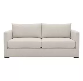 Portsmouth Beige Linen Crossweave Sofa