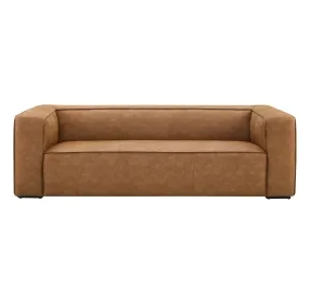 Aurora Brown 90" Sofa