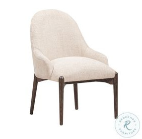 Glendale Beige Performance Fabric Dining Chair