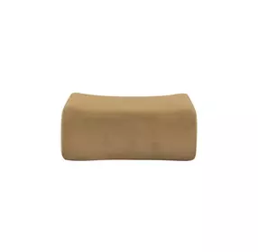 Zenith Latte Brown Velvet Ottoman