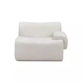 Zenith Cream Upcycled Fabric RAF Corner Chair