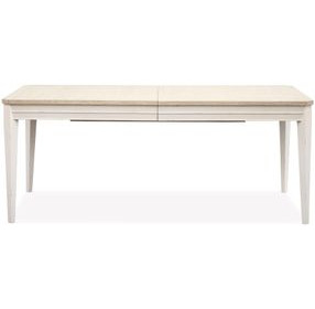 Whisperbay Sea Pearl and Driftwood 110" Extendable Rectangular Dining Table