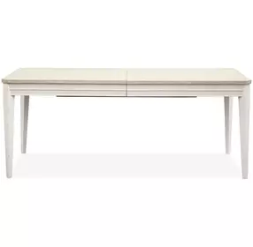 Whisperbay Sea Pearl and Driftwood 110" Extendable Rectangular Dining Table