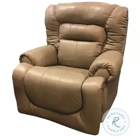 All Star Maximus Sand Big Mans Recliner with Power Headrest