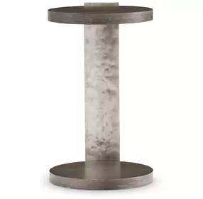 Prado Porcini And Bright Graphite Accent Table
