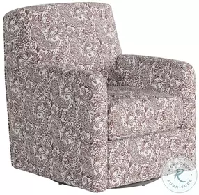 Flash Dance Cabernet 29" Wide Swivel Glider