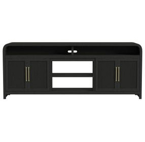 Woodridge Black 82" TV Stand