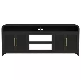 Woodridge Black 82" TV Stand