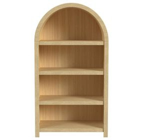 Woodridge Natural Open Bookcase