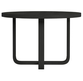 Woodridge Black 48" Round Dining Table