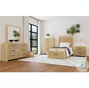 Woodridge Natural Youth Storage Panel Bedroom Set