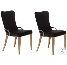Riley Black Side Chair Set of 2