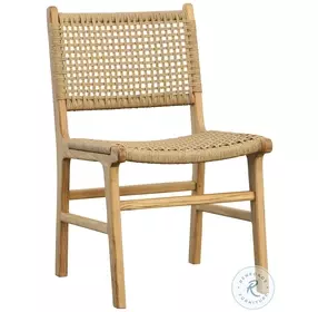 Dalla Natural Armless Dining Chair