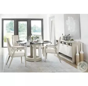 Axiom Clear 54" Round Dining Room Set