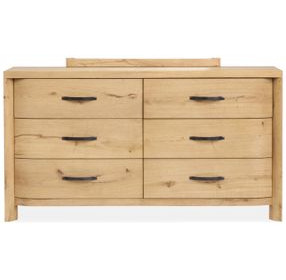 Highridge Honey Wheat 6 Drawer Dresser