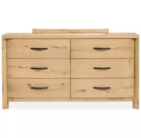 Laramie Honey Wheat 6 Drawer Dresser
