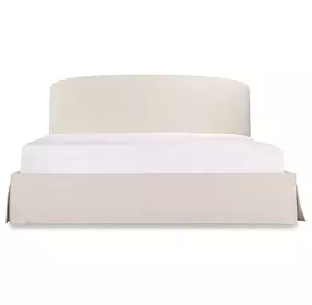 Joan Cream King Upholstered Storage Platform Bed