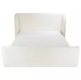 Sophia Cream King Upholstered Storage Platform Bed