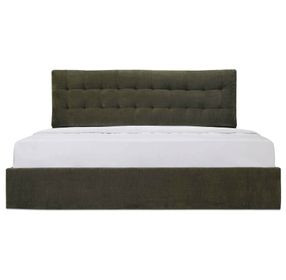 Sebastion Green King Upholstered Storage Platform Bed
