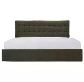 Sebastion Green King Upholstered Storage Platform Bed