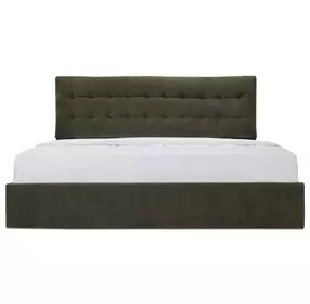 Sebastion Green Queen Upholstered Storage Platform Bed