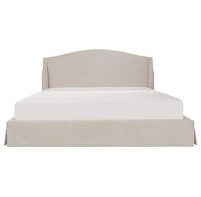 Weston Cream King Upholstered Storage Platform Bed