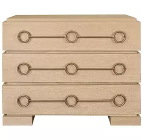 Roderick Cerused Oak 3 Drawer Soft Close Accent Chest