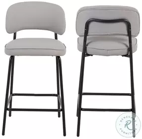 Blythe Ivory Counter Height Stool Set Of 2