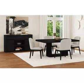 Camelot Black Dining Room Set