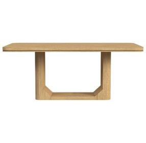 Camelot Natural 72" Rectangular Dining Table