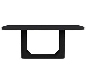 Camelot Black 72" Rectangular Dining Table