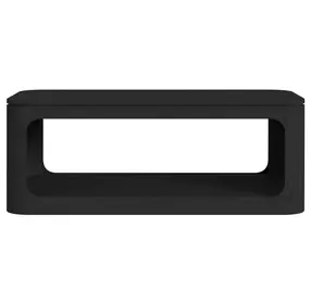 Camelot Black Rectangular Coffee Table