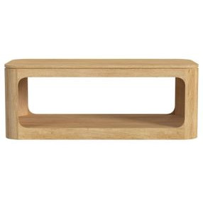 Camelot Natural Rectangular Coffee Table