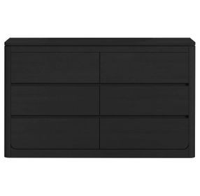 Camelot Black 6 Drawer Dresser