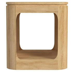 Camelot Natural Square End Table