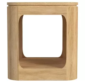 Camelot Natural Square End Table