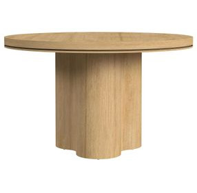 Camelot Natural 48" Round Dining Table