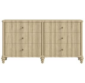Haven Sundrenched Oak 6 Drawer Dresser