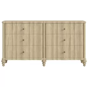 Haven Sundrenched Oak 6 Drawer Dresser