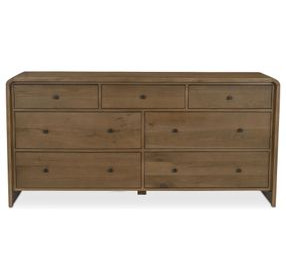 Riley Oak 7 Drawer Dresser