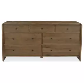 Riley Oak 7 Drawer Dresser
