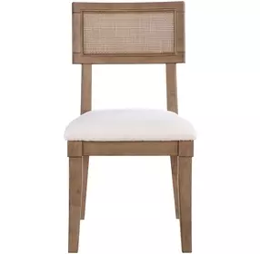 Colvin Brown Cane Side Chair Set of 2