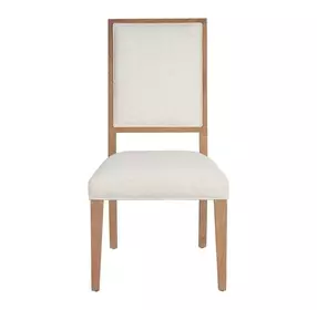Retreat White Performance Fabric Upholstered Dining Chair Set of 2
