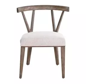 Abode Beige Upholstered Side Chair Set of 2