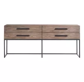 Abode Boulder and Gray Rectangular Console Table