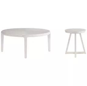 Abode River Rock Round Bunching Occasional Table Set
