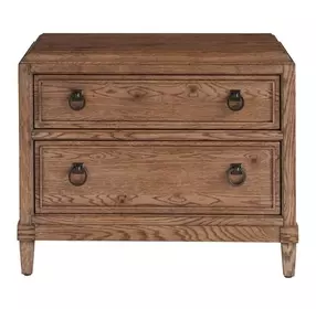 Griffith Park Sienna 2 Drawer Nightstand with USB Charging
