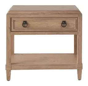 Griffith Park Canyon 1 Drawer Open Nightstand with USB Charging